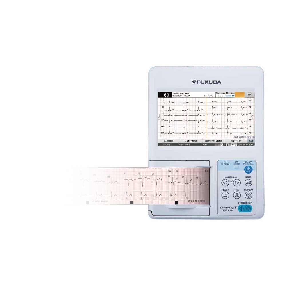 Электрокардиограф Fukuda CardiMax FCP-8100 (3-канальный, с интерпретацией)
